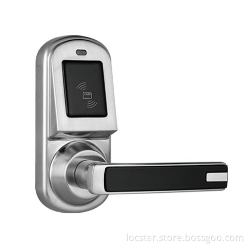 RFID Hotel Card Lock with Single Deadbolt Latch